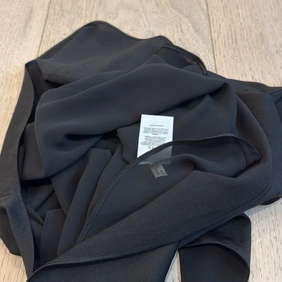 Express Double-V Tank Top w/ Double Layer in Black Size Medium - Picture 6 of 8